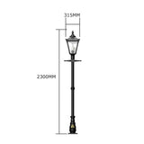 Victorian traditional cast iron lamp post 2.3m (H007)