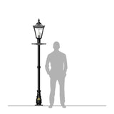 Victorian traditional cast iron lamp post 2.3m (H007)
