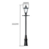 Victorian traditional cast iron lamp post 3m (H801)