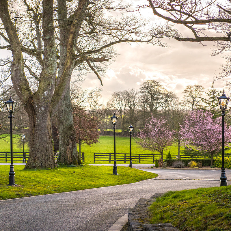 Victorian traditional cast iron lamp post 3m (H801)