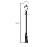 Victorian traditional cast iron lamp post 2.9m (H802)
