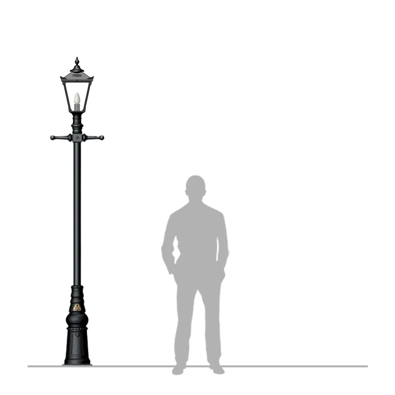 Victorian traditional cast iron lamp post 2.9m (H802)