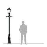 Victorian traditional cast iron lamp post 2.9m (H802)