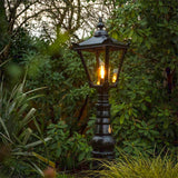 Victorian traditional cast iron pedestal light 1.54m (H813)