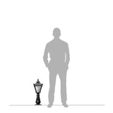 Victorian traditional cast iron pedestal light 0.6m (H009)