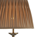 Hatton Floor Lamp Antique Brass With Shade