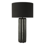 Hebron Table Lamp Black With Shade