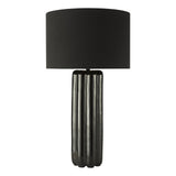 Hebron Table Lamp Black With Shade