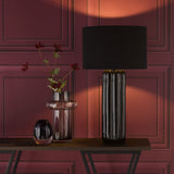 Hebron Table Lamp Black With Shade