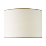 Idella White Linen Drum Shade 36cm 36cm
