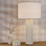 Idella Table Lamp Taupe With Shade
