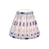 Ikat Blue Cotton Empire Shade 25cm 25cm