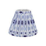 Ikat Blue Cotton Empire Shade 25cm 25cm