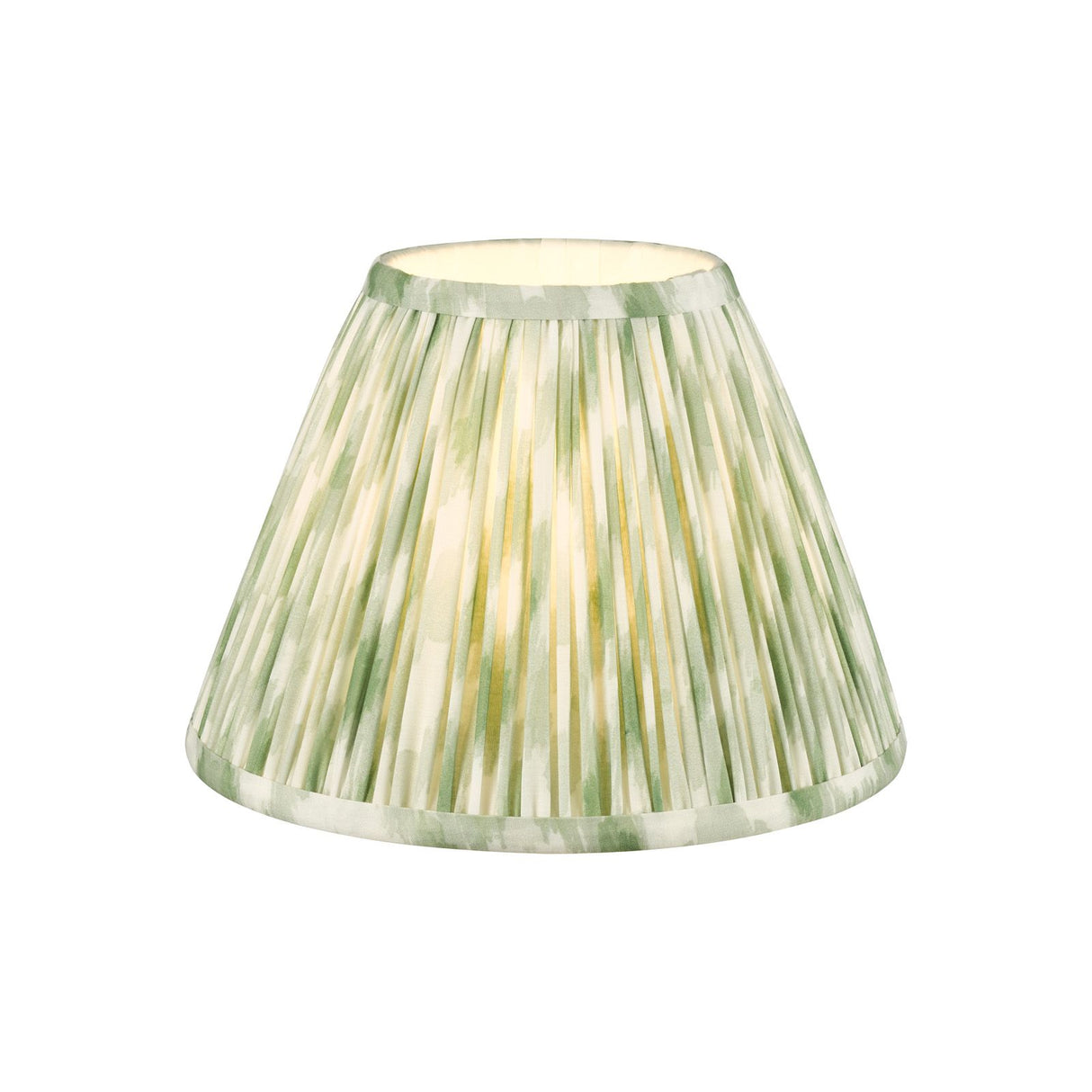 Ikat Green Cotton Empire Shade 25cm 25cm