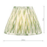 Ikat Green Cotton Empire Shade 25cm 25cm