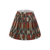Ikat Red Cotton Empire Shade 25cm 25cm