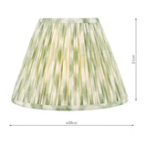 Ikat Green Cotton Empire Shade 30cm 30cm