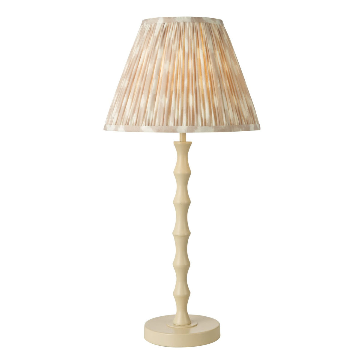Ikat Taupe Cotton Empire Shade 30cm 30cm