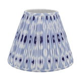 Ikat Blue Cotton Empire Shade 35cm 35cm