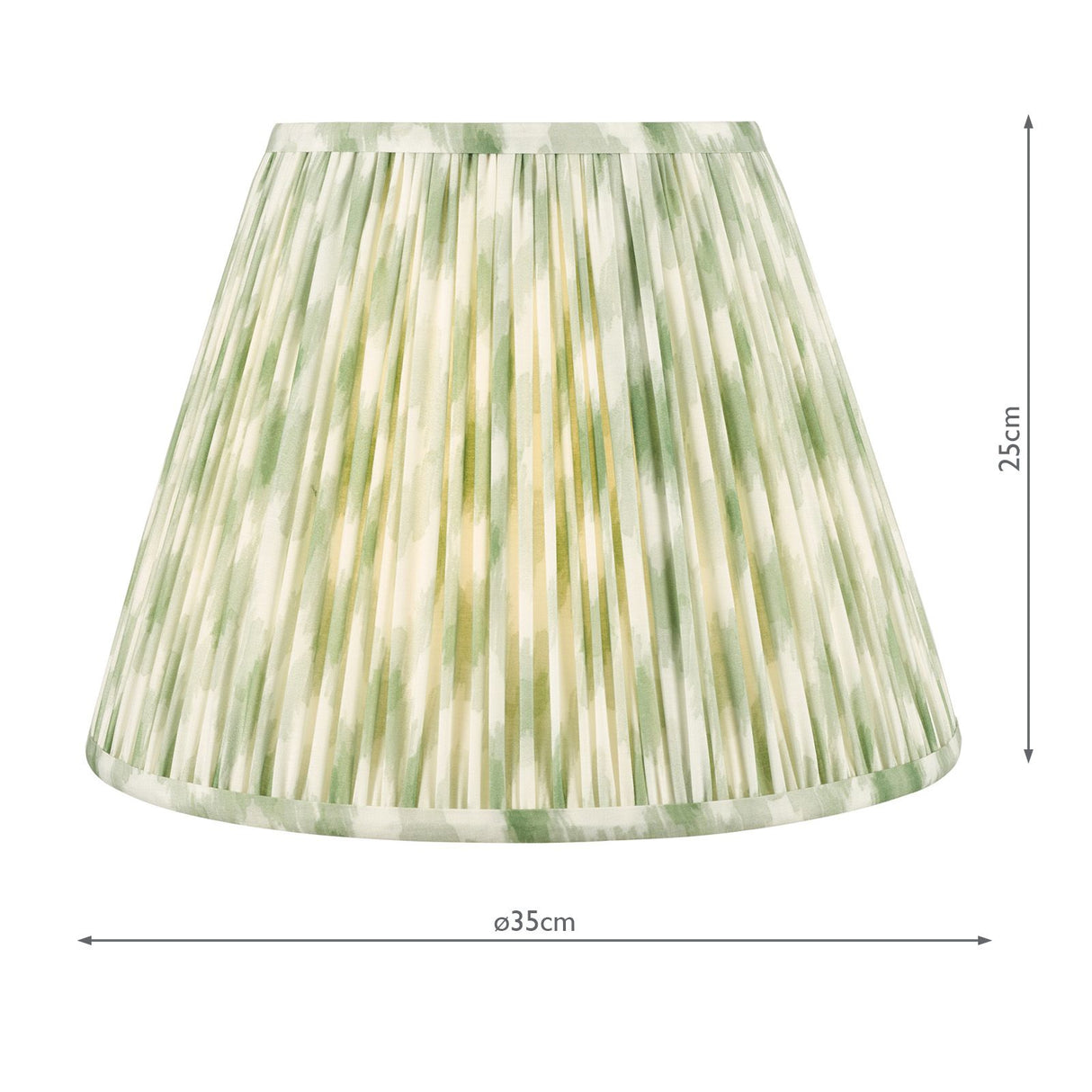 Ikat Green Cotton Empire Shade 35cm 35cm