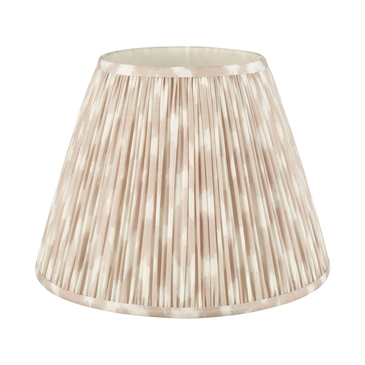 Ikat Taupe Cotton Empire Shade 35cm 35cm