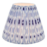 Ikat Blue Cotton Empire Shade 40cm 40cm
