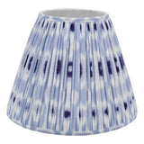 Ikat Blue Cotton Empire Shade 40cm 40cm