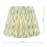 Ikat Green Cotton Empire Shade 40cm 40cm