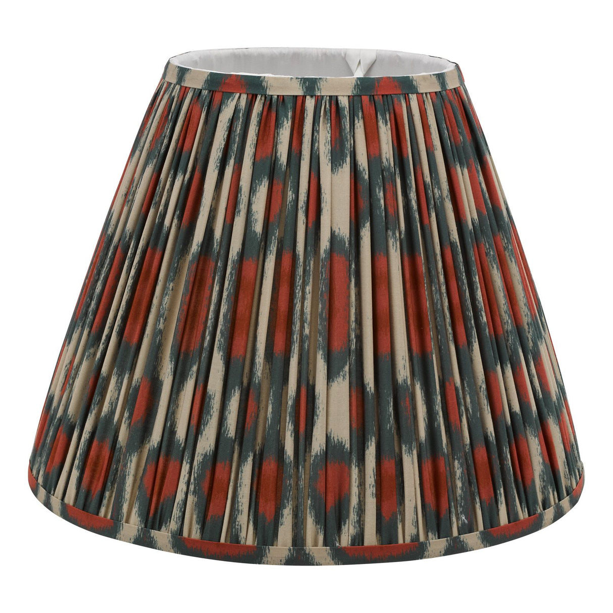 Ikat Red Cotton Empire Shade 40cm 40cm
