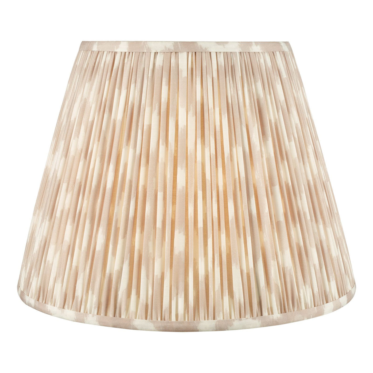Ikat Taupe Cotton Empire Shade 40cm 40cm