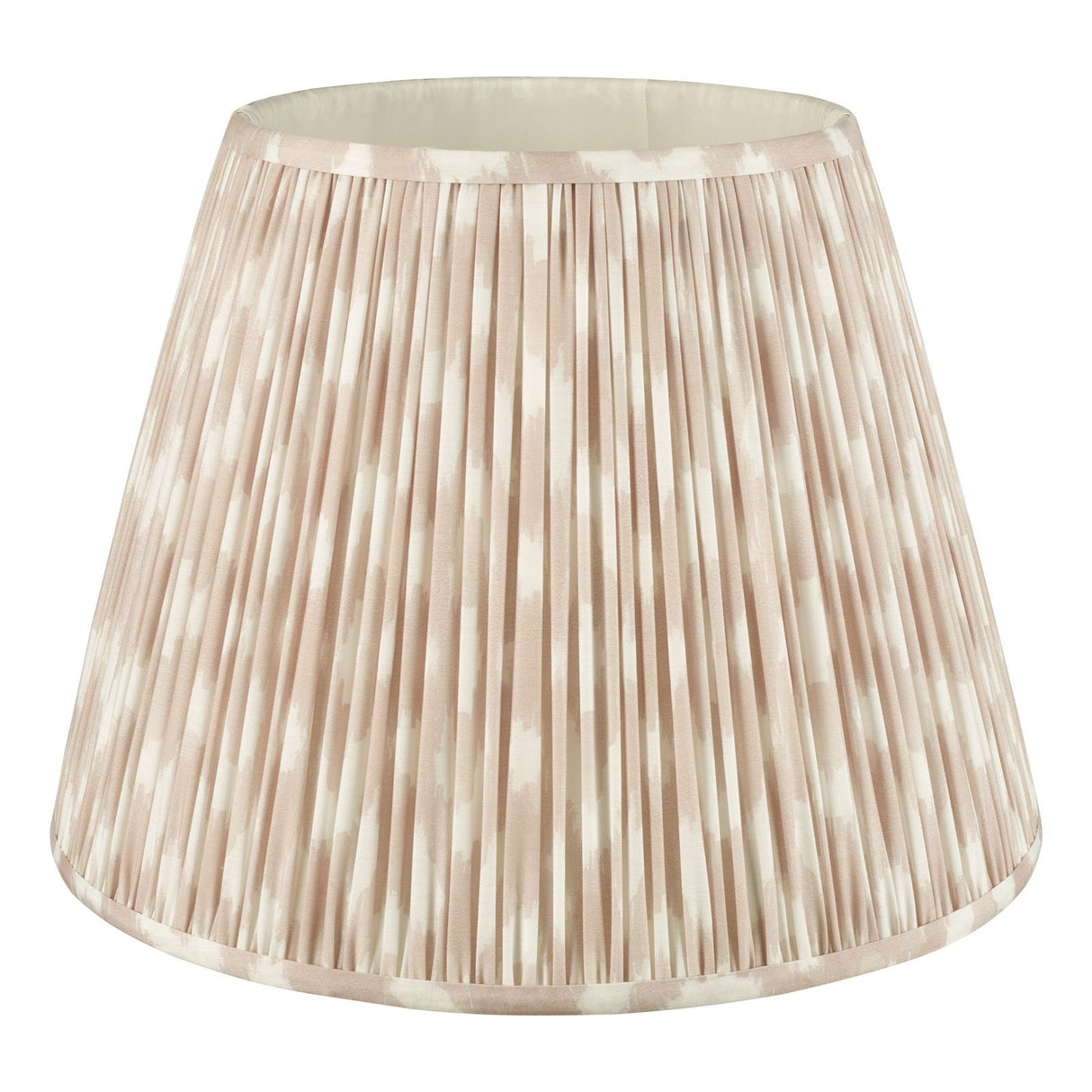 Ikat Taupe Cotton Empire Shade 40cm 40cm