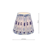 Ikat Blue Cotton Empire Shade 15cm 15cm