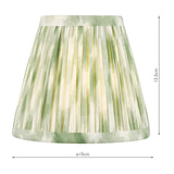 Ikat Green Cotton Empire Shade 15cm 15cm