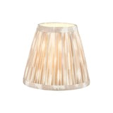 Ikat Taupe Cotton Empire Shade 15cm 15cm