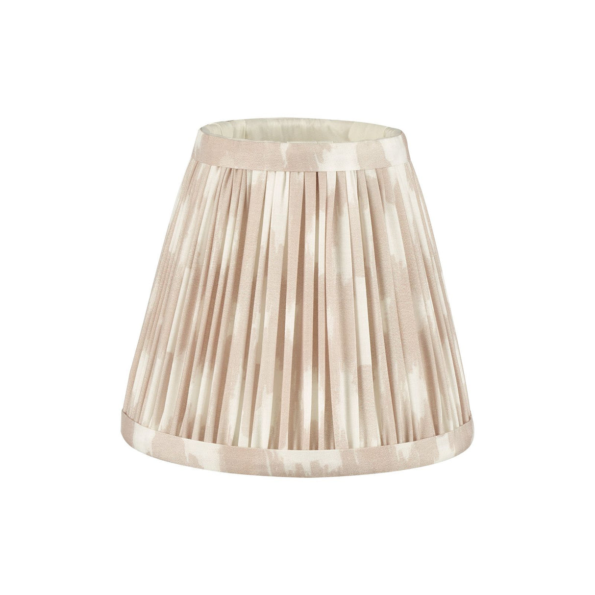 Ikat Taupe Cotton Empire Shade 15cm 15cm