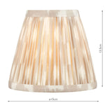 Ikat Taupe Cotton Empire Shade 15cm 15cm