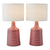 Inci Table Lamp Pink With Shade