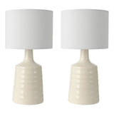 Inci Table Lamp Cream With Shade