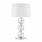 Innsbruck Table Lamp Polished Chrome With Shade