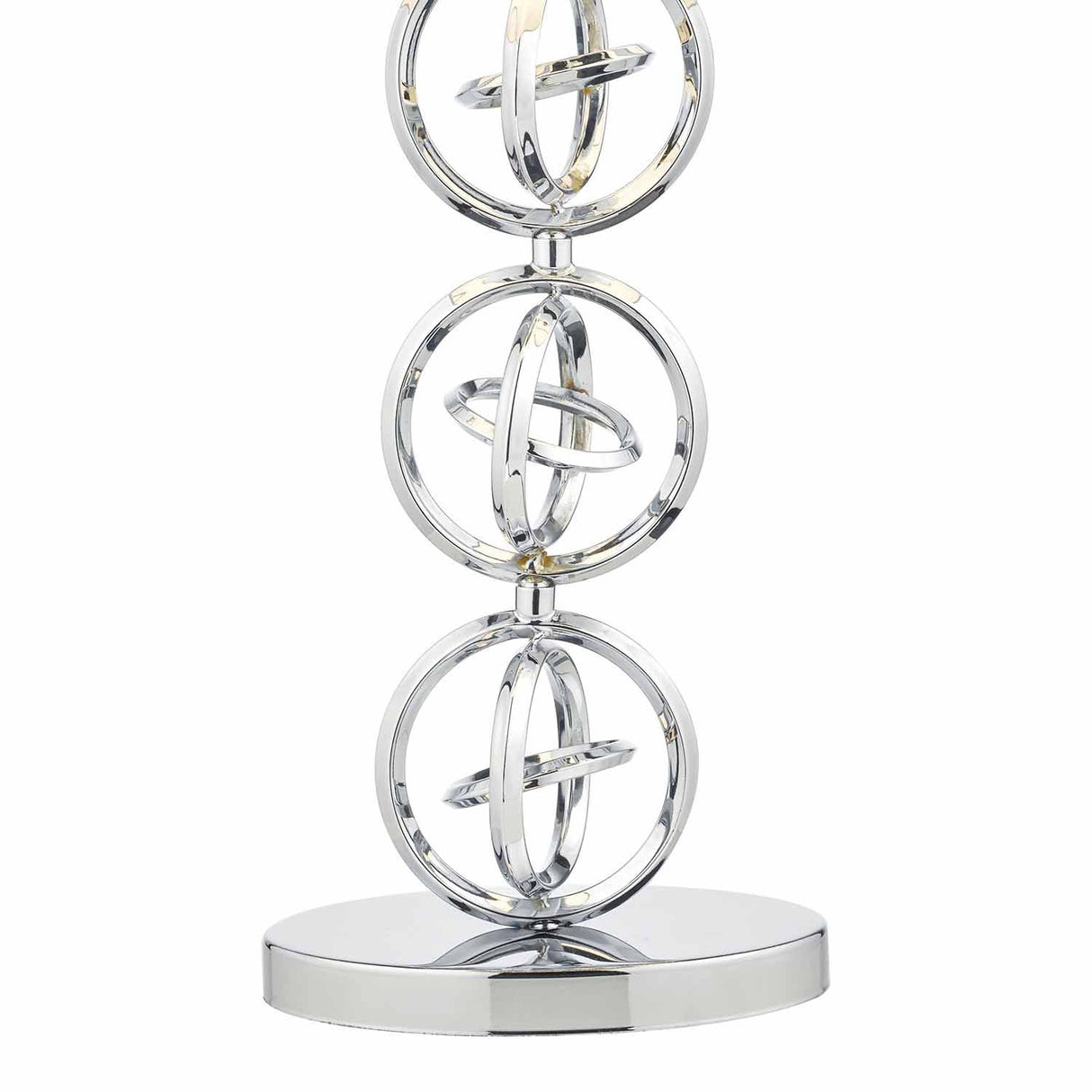 Innsbruck Table Lamp Polished Chrome With Shade