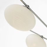 Jasper 5 Light Semi Flush Satin Nickel