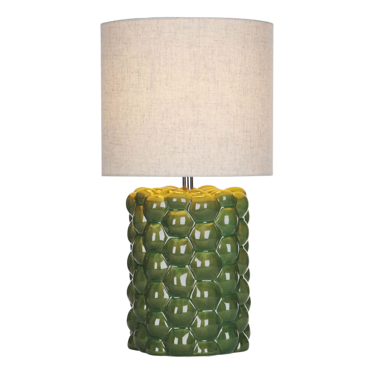 Jayden Table Lamp Green Reactive Glaze With Shade