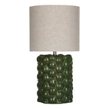 Jayden Table Lamp Green Reactive Glaze With Shade