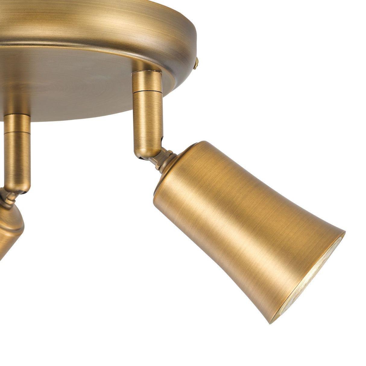Jedrek 3 Light Single Spotlight Aged Brass