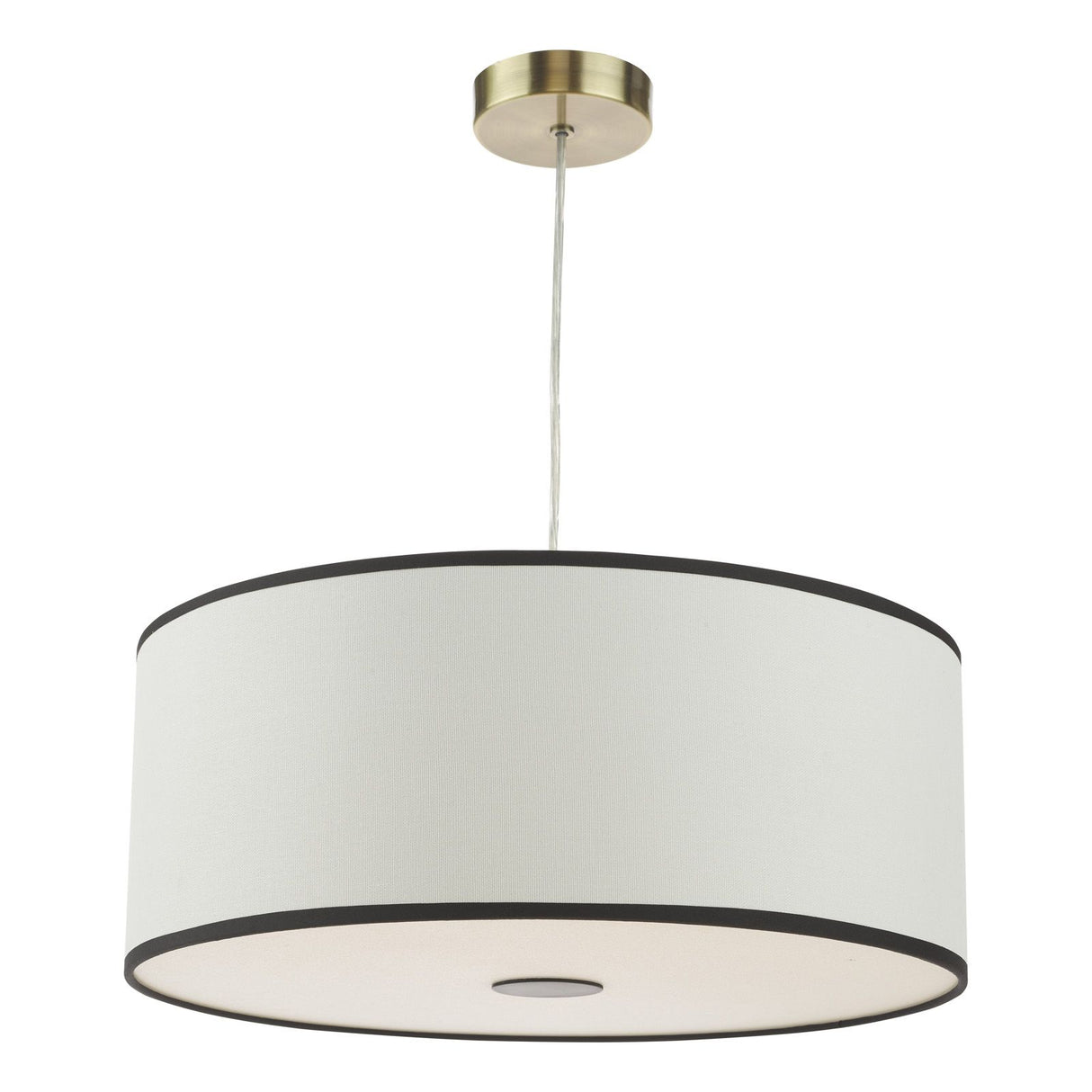 Jemima Easy Fit Pendant White and White Frosted Acrylic With Shade