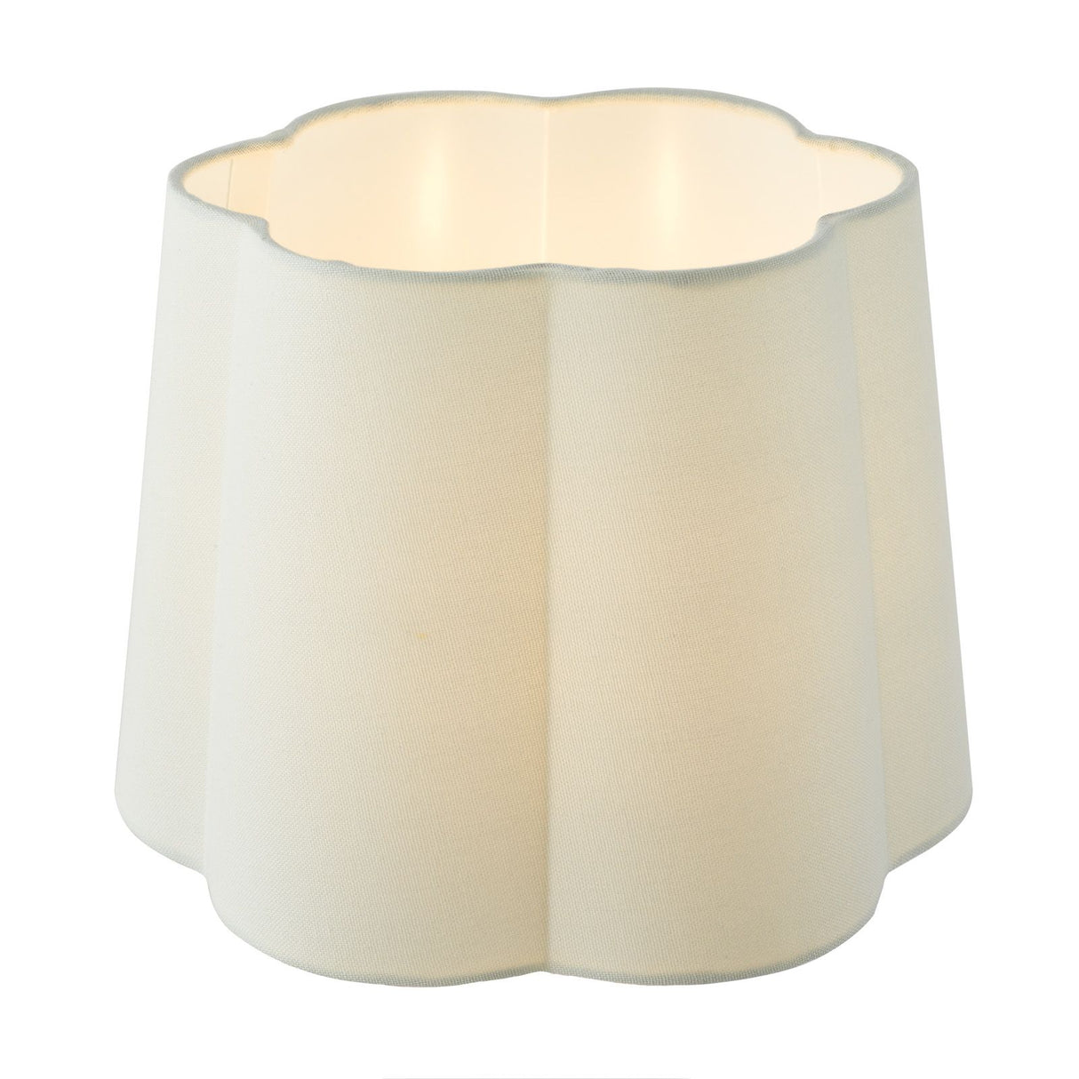 Jordana Ivory Cotton Tapered Drum Shade