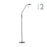 Journal Task Floor Light Satin Chrome (Multipack)