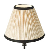 Judy Table Lamp Satin Black With Shade