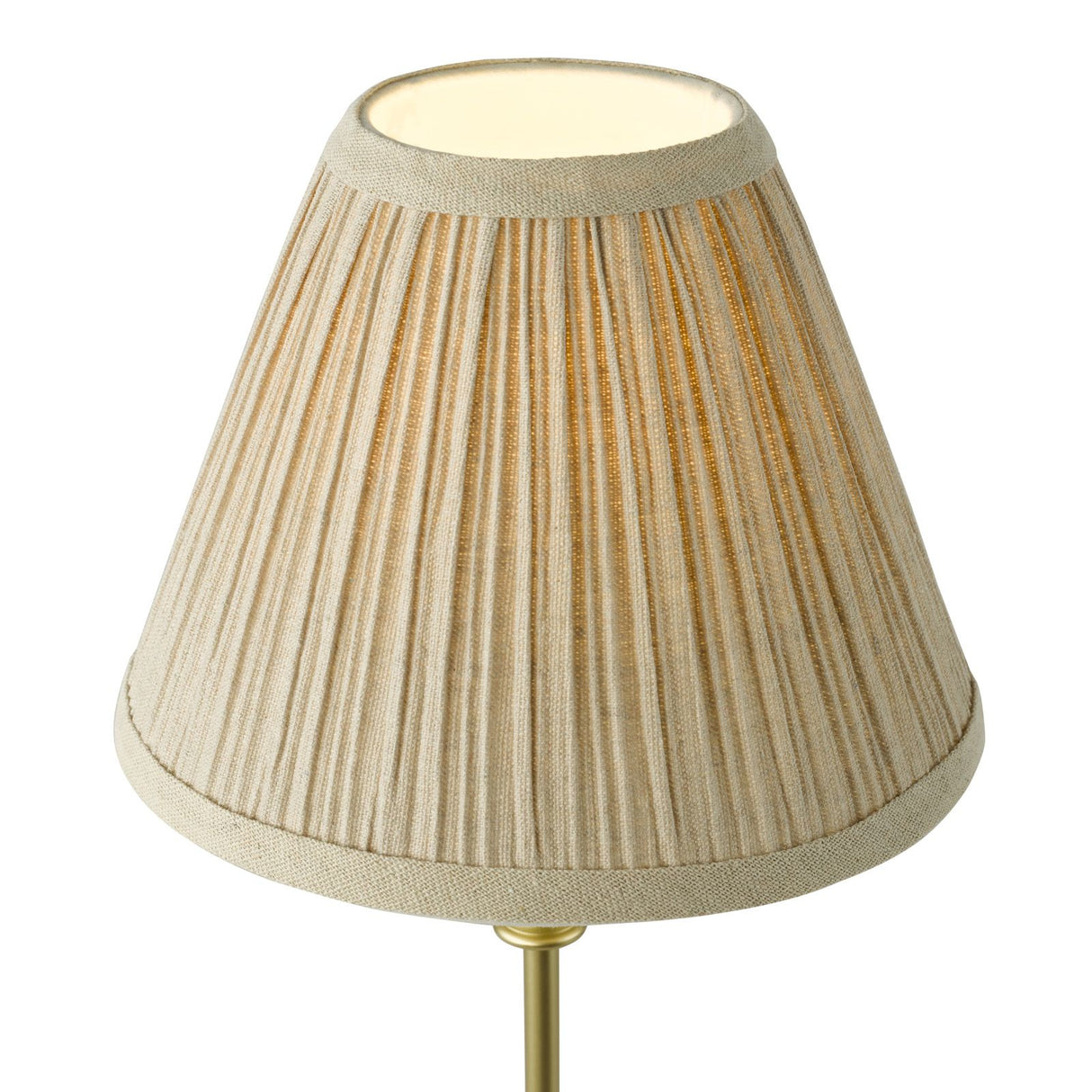Judy Table Lamp Satin Gold With Shade