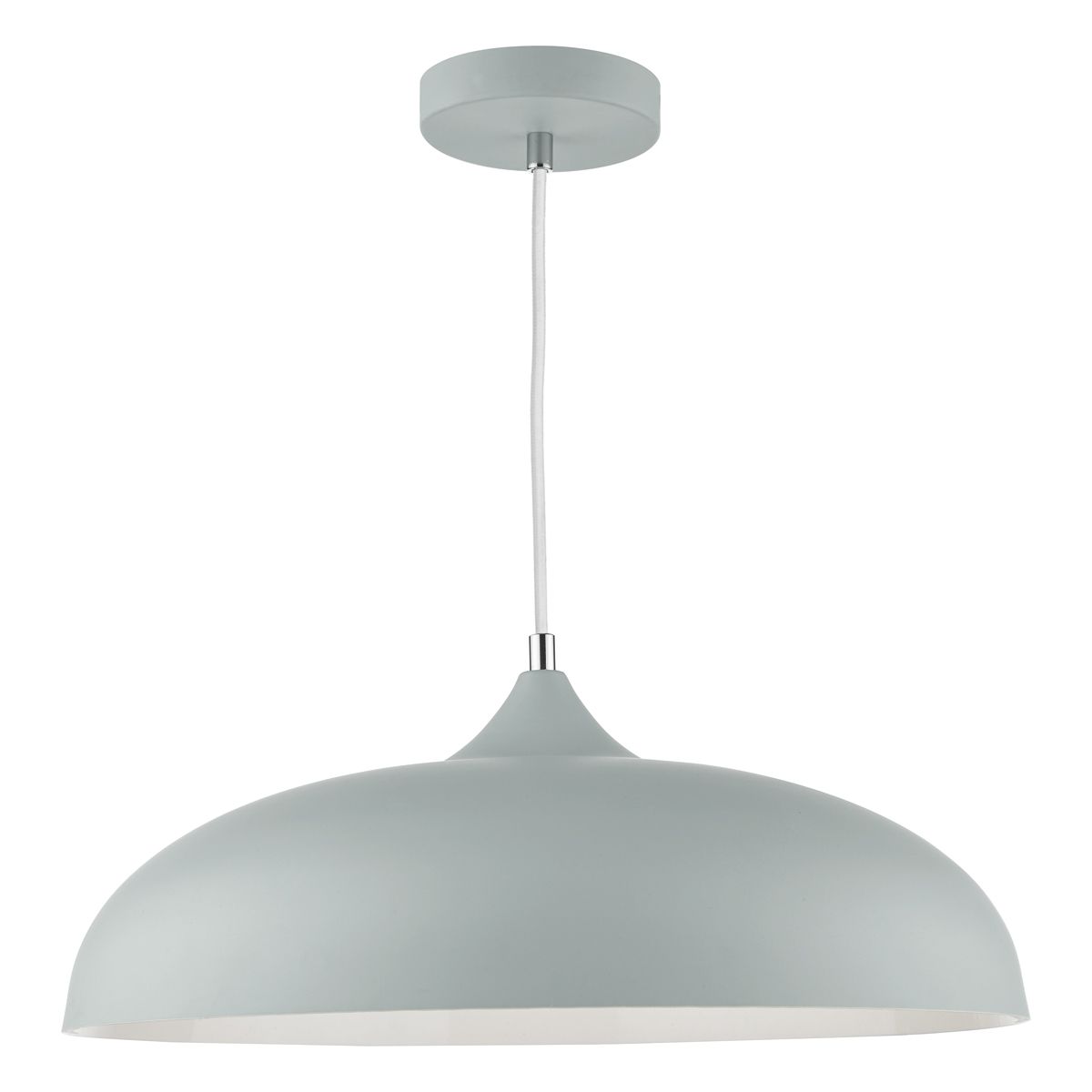 Kaelan 1 Light Pendant Soft Matt Grey